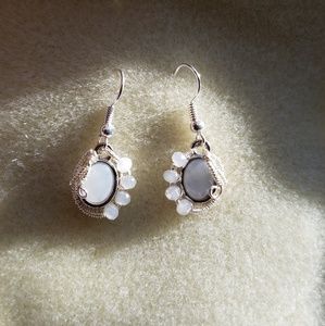 Opal earrings